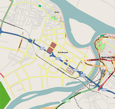 Selidbe Novi Beograd mapa